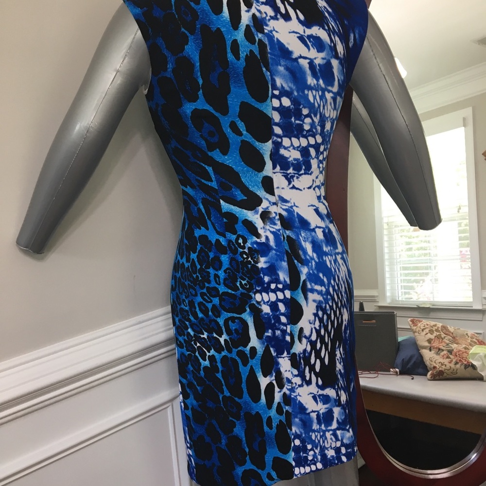 Cache Form Fitted Leopard Print Dress - Picture 5 of 8